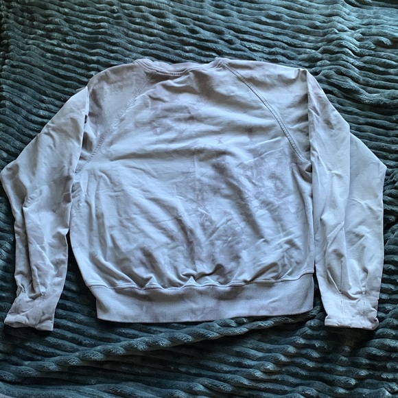 Lululemon Its A Wash Shibori Tie Dye Sweatshirt in Gris Magnum. Size 8 - Picture 3 of 6